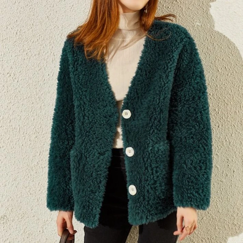 Woman Real Fur Coat Natural Fur Coat Winter Jacket Female Natural Wool Real Fur Coat Street Warm Long Sleeve Warm Jackets G294
Woman Real Fur Coat Natural Fur Coat Winter Jacket Female Natural Wool Real Fur Coat Street Warm Long Sleeve Warm Jackets G294