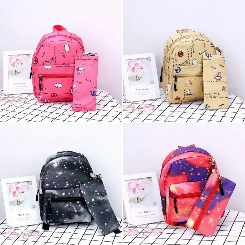 Trendy Boys and Girls Children's Backpack Kindergarten School Bag Two-piece Set with Pencil Case Backpacks for School Children
Trendy Boys and Girls Children's Backpack Kindergarten School Bag Two-piece Set with Pencil Case Backpacks for School Children