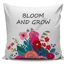 Bloom and Grow Garden PIllow Cover 3D All Over Printed Pillowcases Home Decoration Double-sided Printing