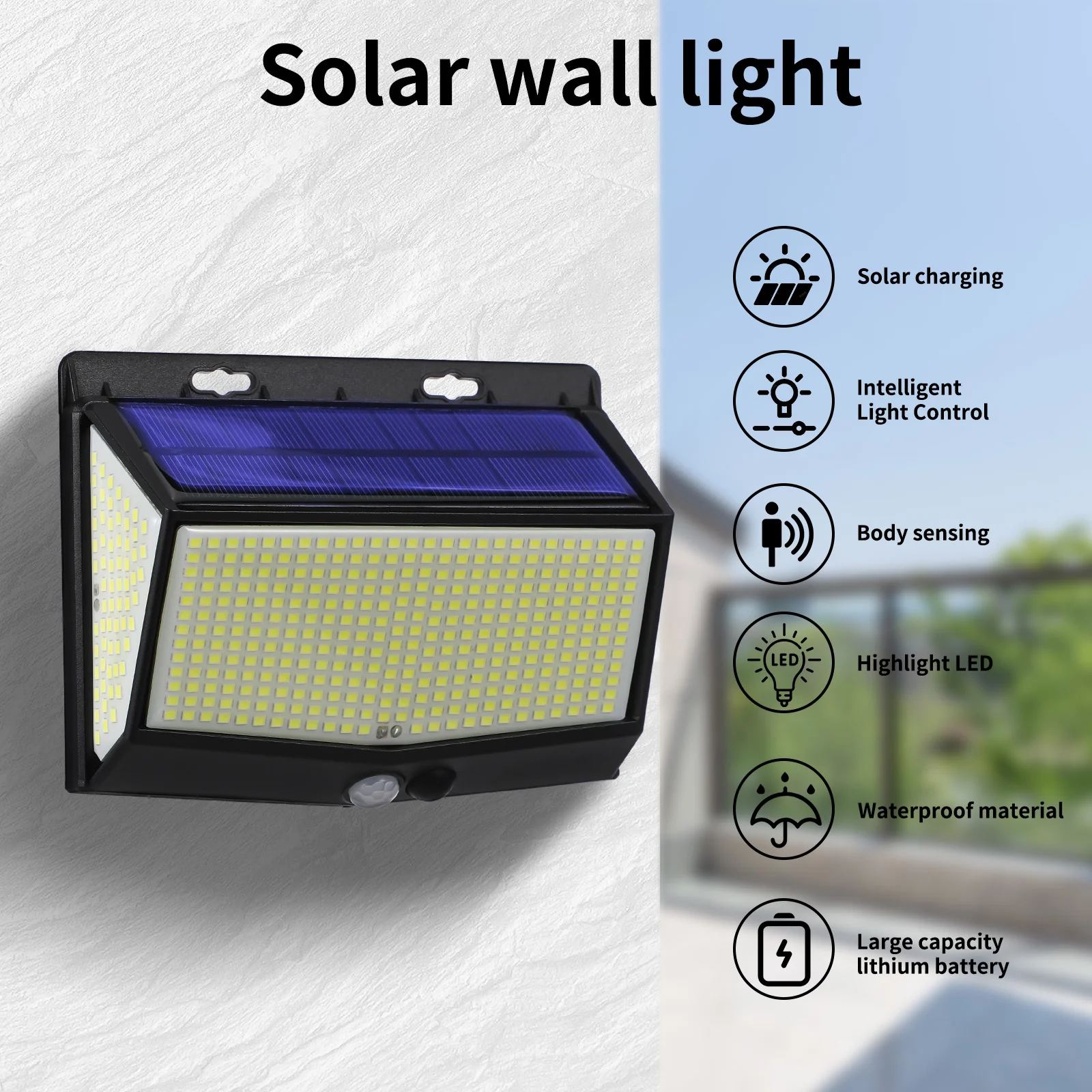 Solar Motion Sensor Light Outdoor Lights Waterproof Sports Abs Flood Wall Sconce
Solar Motion Sensor Light Outdoor Lights Waterproof Sports Abs Flood Wall Sconce
