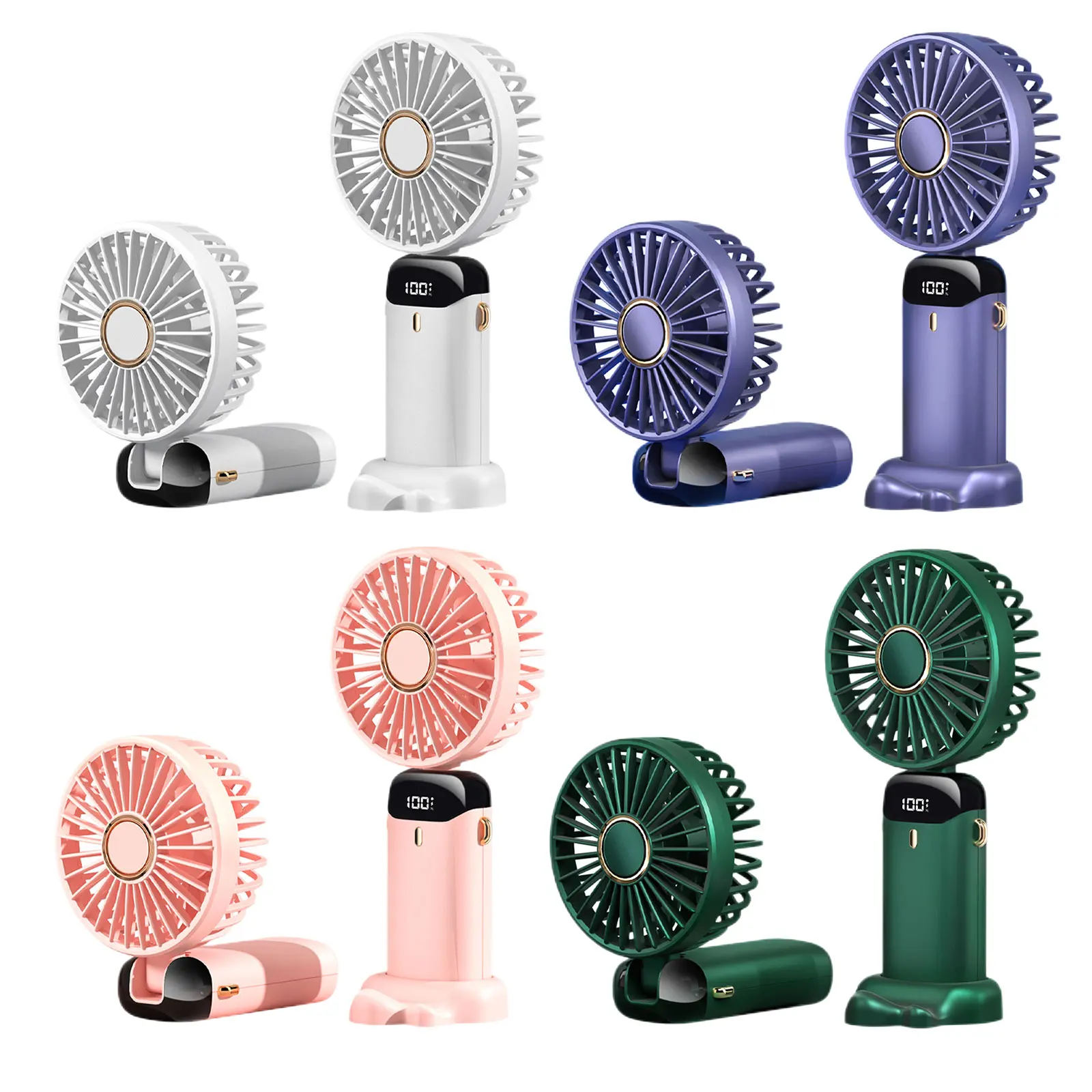 Handheld Fan 3000mA Battery Operated Mini Portable Folding Personal Cooling Fan Mini Refrigeration Desktop for Travel
Handheld Fan 3000mA Battery Operated Mini Portable Folding Personal Cooling Fan Mini Refrigeration Desktop for Travel