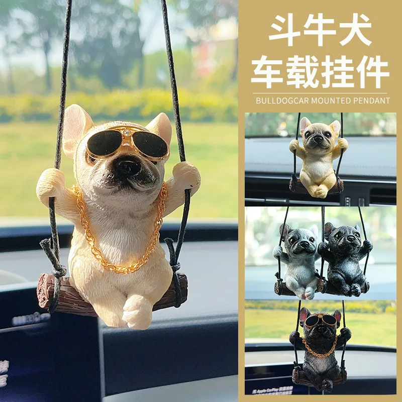 New Resin Cute Dog Anime Car Accessorie Swing Bulldog Pendant Auto Rearview Mirror Ornaments Birthday Gift Couple Accessories
New Resin Cute Dog Anime Car Accessorie Swing Bulldog Pendant Auto Rearview Mirror Ornaments Birthday Gift Couple Accessories