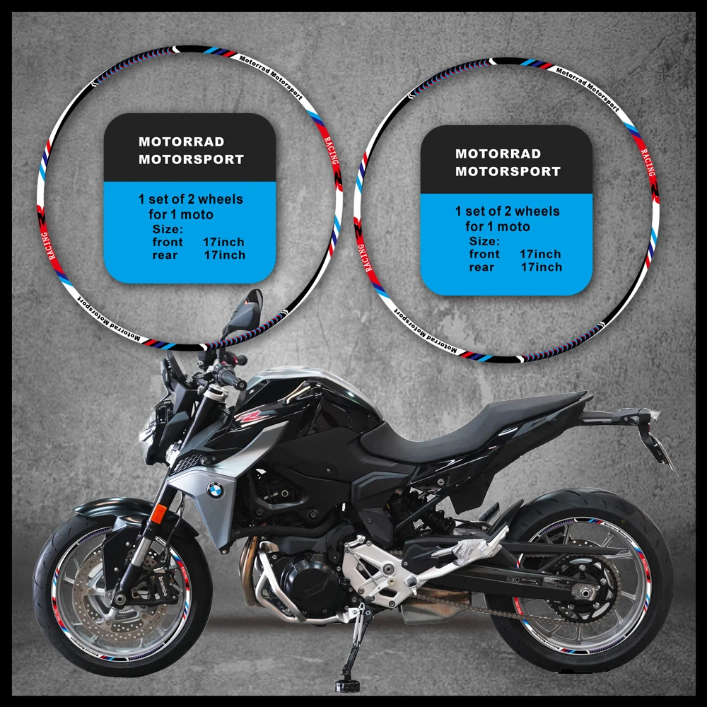 MOTORRAD MOTORSPORT Motorcycle Accessories Wheel Stripes Sticker Reflective Decals For BMW F 900 R XR s1000rr
MOTORRAD MOTORSPORT Motorcycle Accessories Wheel Stripes Sticker Reflective Decals For BMW F 900 R XR s1000rr