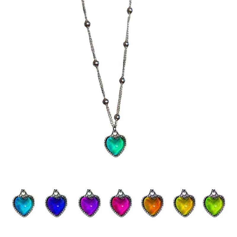Women Jewelry Color Changing Necklace Pendant Best Gifts for TITANIUM Steel Chai
Women Jewelry Color Changing Necklace Pendant Best Gifts for TITANIUM Steel Chai