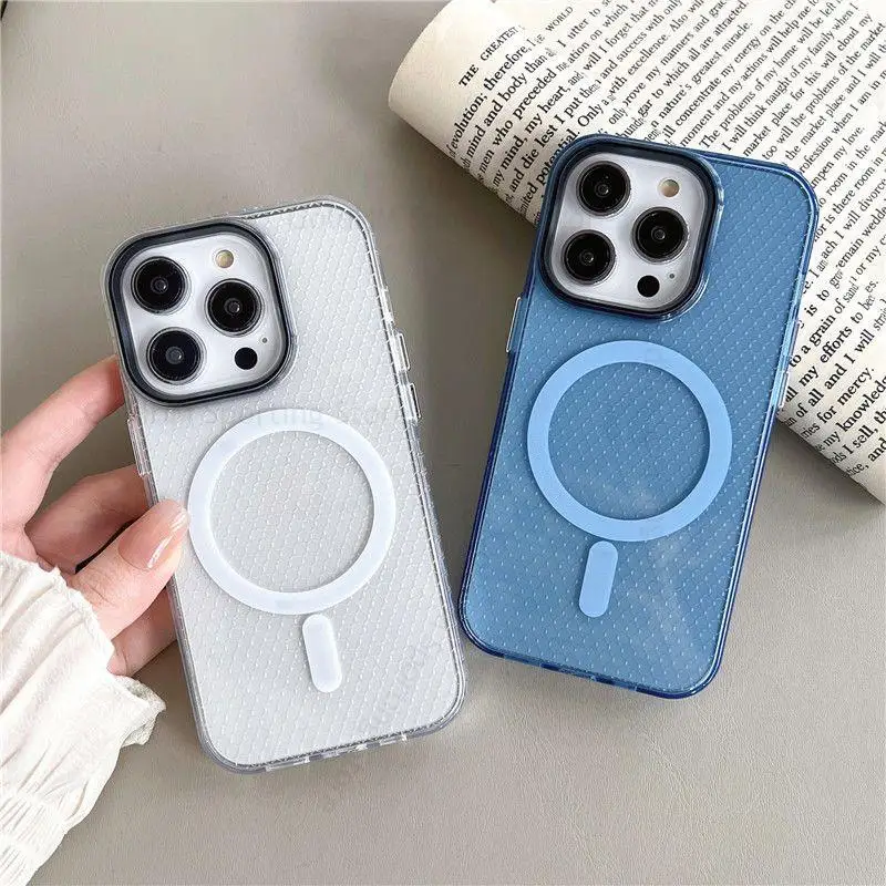 For iPhone 14 Pro Max For Magsafe Magnetic Honeycomb Soft Case For Apple 14 13 Pro Max 14 Plus Wireless Charging Magsafing Cover
For iPhone 14 Pro Max For Magsafe Magnetic Honeycomb Soft Case For Apple 14 13 Pro Max 14 Plus Wireless Charging Magsafing Cover