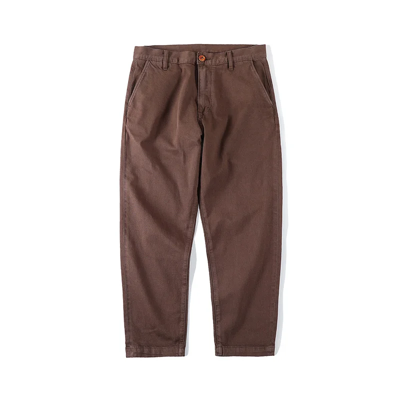 Men's Chinos Pants Loose Casual Ankle Length Straight Pants Basic Menswear Spring Autumn Husband Boyfriend
Men's Chinos Pants Loose Casual Ankle Length Straight Pants Basic Menswear Spring Autumn Husband Boyfriend