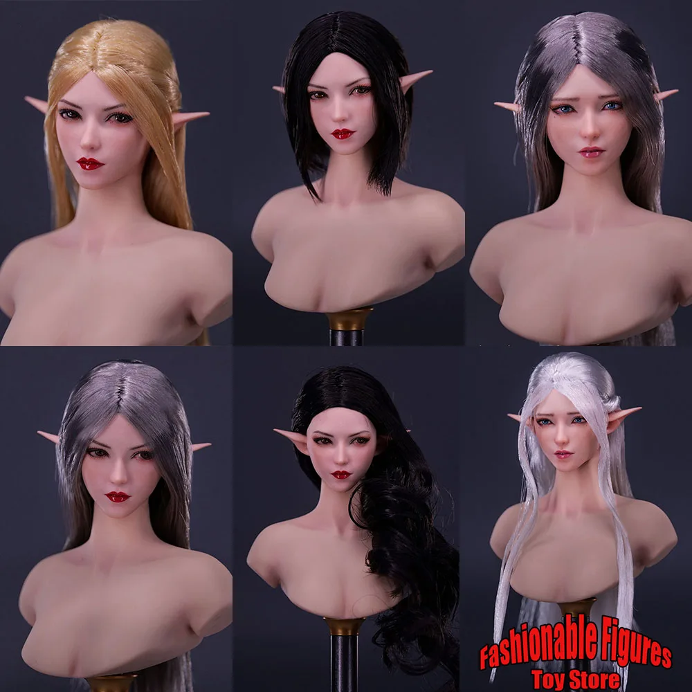 YMT079 YMT078 1/6 Women Soldier Charm Twin Elf Head Sculpt Carved Sexy Elven Maiden Carving Model Fit 12'' Action Figure Body
YMT079 YMT078 1/6 Women Soldier Charm Twin Elf Head Sculpt Carved Sexy Elven Maiden Carving Model Fit 12'' Action Figure Body