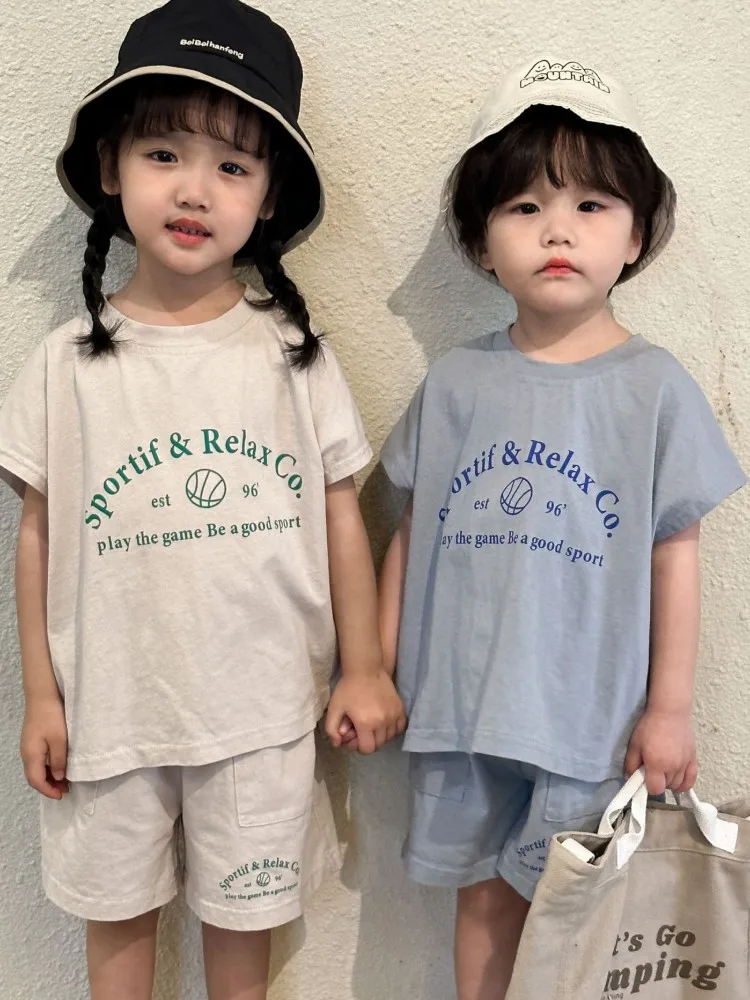 Children's Summer Set Sports Men's and Children's Wear Pure Cotton 2023 New Baby Casual Loose Girls' Tank Top Two Piece Set
Children's Summer Set Sports Men's and Children's Wear Pure Cotton 2023 New Baby Casual Loose Girls' Tank Top Two Piece Set