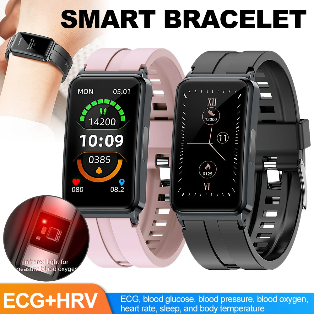 EP01 Bluetooth Smart Watch Body Temperature ECG HRV Monitor Smartwatch Message Call Remind Sport Fitness Tracker Smart Bracelet
EP01 Bluetooth Smart Watch Body Temperature ECG HRV Monitor Smartwatch Message Call Remind Sport Fitness Tracker Smart Bracelet