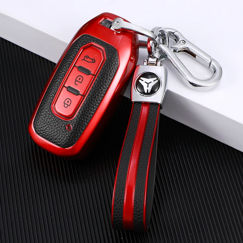 For Ford Territory EV TPU Leather Car Smart Remote Key Cover Case Bag Shell Holder Protector Key Chain Accessories
For Ford Territory EV TPU Leather Car Smart Remote Key Cover Case Bag Shell Holder Protector Key Chain Accessories