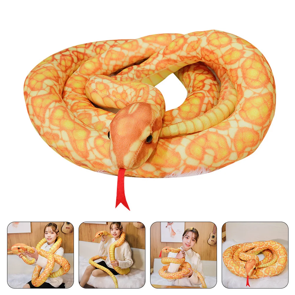 Kids Accessories Lovely Snake Toy Wear-resistant Children Stuffed Animal Filling Household Comfortable Fabric Kawaii Giant tcr
Kids Accessories Lovely Snake Toy Wear-resistant Children Stuffed Animal Filling Household Comfortable Fabric Kawaii Giant tcr
