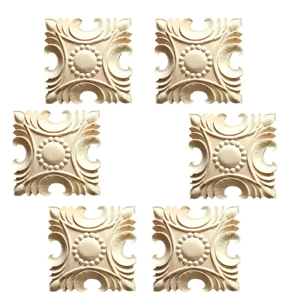 Unpainted Square Rubber Wood Furniture Decoration Accessories Wood Carved Doors Bed Wood Figurines Wood Decal Wood Applique
Unpainted Square Rubber Wood Furniture Decoration Accessories Wood Carved Doors Bed Wood Figurines Wood Decal Wood Applique