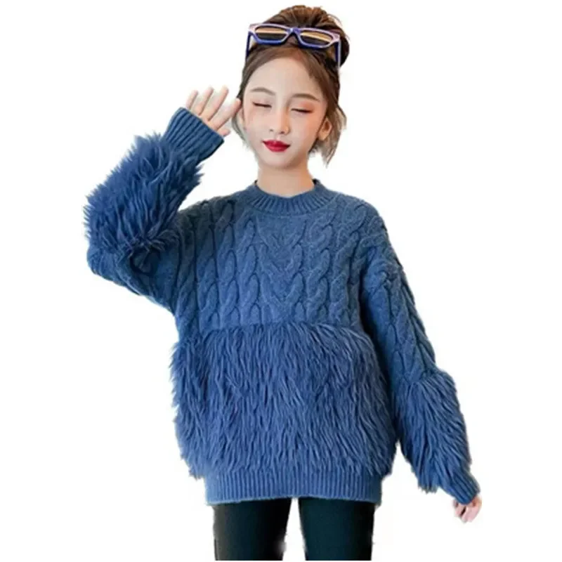 Осенне-зимний свитер для девочек с бахромой, Детский мягкий пуловер в Корейском стиле, 3 цвета, модный теплый свитер, пальто, одежда для детей 5-14 лет
Осенне-зимний свитер для девочек с бахромой, Детский мягкий пуловер в Корейском стиле, 3 цвета, модный теплый свитер, пальто, одежда для детей 5-14 лет