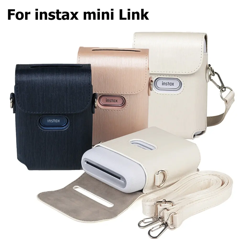 Fujifilm Instax Mini Link Printer Case Bag PU Leather Storage Blue Pink White Strap Carry Cover Shoulder Stylish Portable Bags 
Fujifilm Instax Mini Link Printer Case Bag PU Leather Storage Blue Pink White Strap Carry Cover Shoulder Stylish Portable Bags