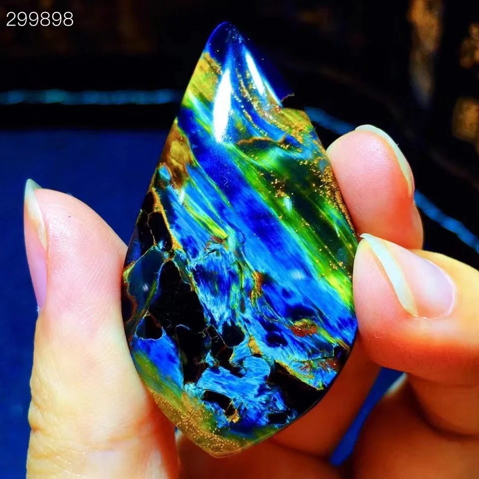 Natural Blue Pietersite Chatoyant Pendant Namibia Women Men Cat Eye 49.4x26.7x6.8mm Blue Pietersite Jewelry AAAAAA
Natural Blue Pietersite Chatoyant Pendant Namibia Women Men Cat Eye 49.4x26.7x6.8mm Blue Pietersite Jewelry AAAAAA