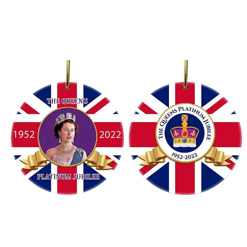 Queen Elizabeth Platinum Jubilee Souvenirs British Queen Elizabeth II Original Ornament Christmas Hanging Ornaments Xmas Gifts
Queen Elizabeth Platinum Jubilee Souvenirs British Queen Elizabeth II Original Ornament Christmas Hanging Ornaments Xmas Gifts