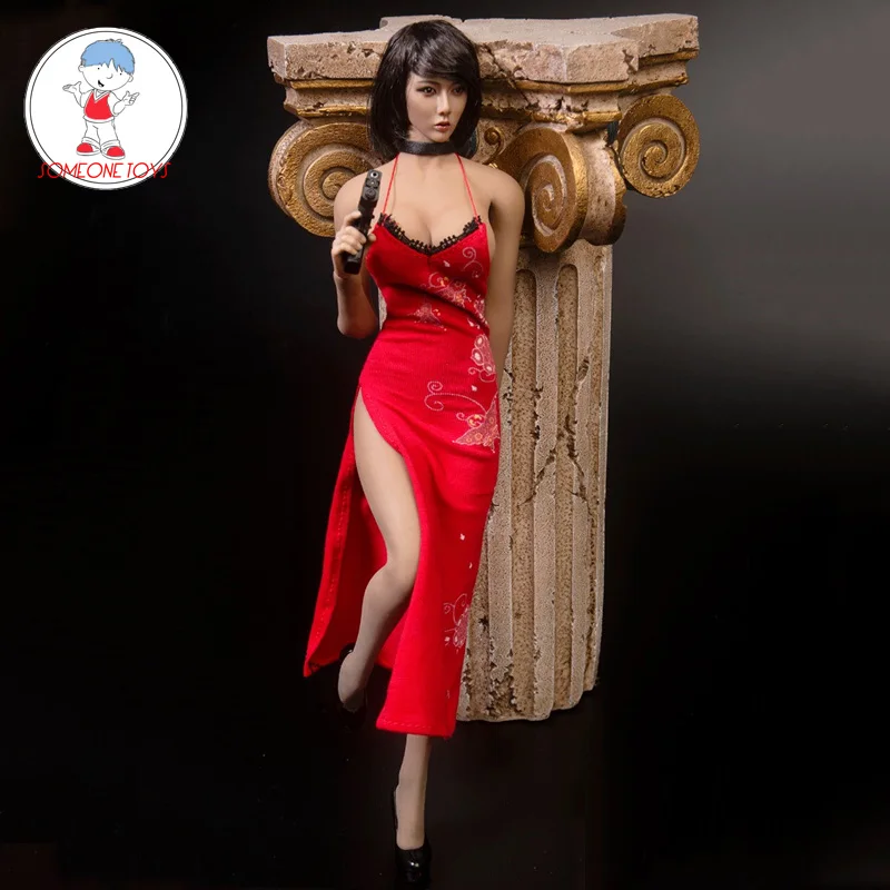TYM102 1/6 Scale Red Cheongsam Sexy High Forked Dress for 12” Big Breast TBLeague Female Jiaou Doll Clothes
TYM102 1/6 Scale Red Cheongsam Sexy High Forked Dress for 12” Big Breast TBLeague Female Jiaou Doll Clothes