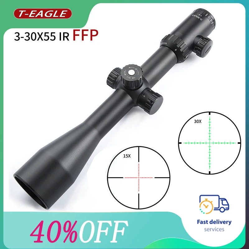 _ MR 3-30X55IR FFP тактический охотничий Коллиматорный прицел, первый фокусный плоскостный прицел, стеклянный гравированный оптический прицел
_ MR 3-30X55IR FFP тактический охотничий Коллиматорный прицел, первый фокусный плоскостный прицел, стеклянный гравированный оптический прицел