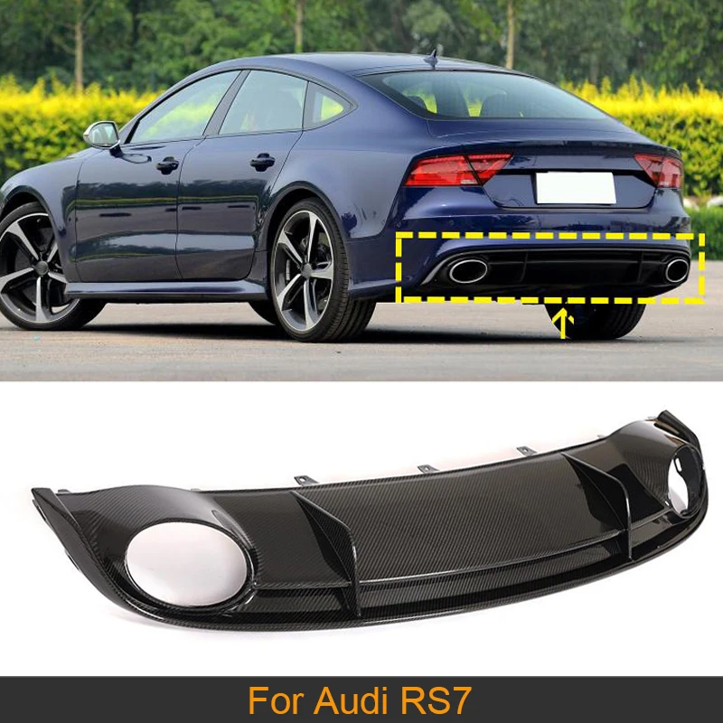 Car Rear Bumper Diffuser Lip For Audi RS7 2014 - 2016 Car Rear Bumper Diffuser Lip Spoiler Carbon Fiber
Car Rear Bumper Diffuser Lip For Audi RS7 2014 - 2016 Car Rear Bumper Diffuser Lip Spoiler Carbon Fiber