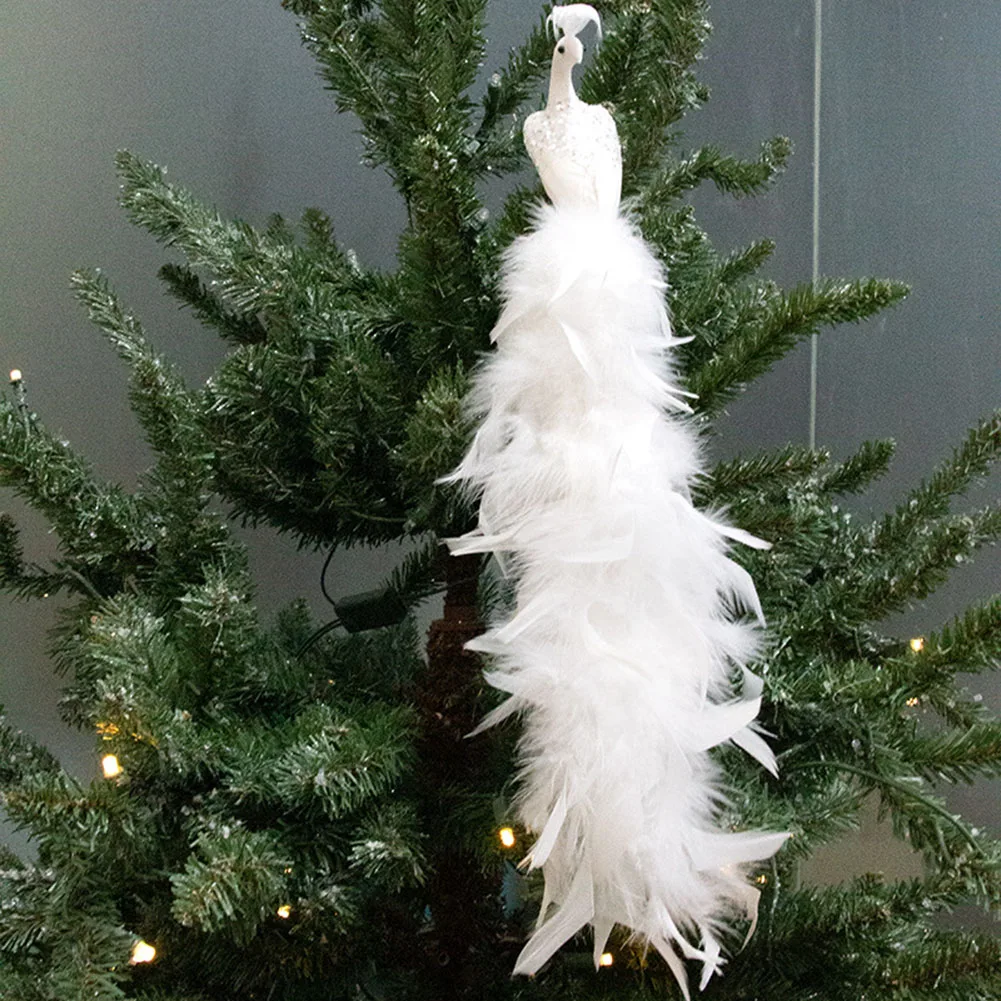 Christmas White Peacock Ornament Feathered Simulation Bird Xmas Tree Hanging Pendant Home 2023 Navidad Natal 2024 New Year Decor
Christmas White Peacock Ornament Feathered Simulation Bird Xmas Tree Hanging Pendant Home 2023 Navidad Natal 2024 New Year Decor