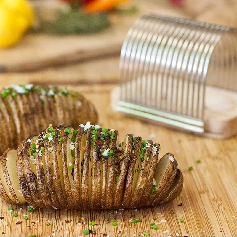 Stainless Steel Potato Slicing Rack Making Peeler French Fries Cutters Slicer Wavy Kitchen Knife Vegetable Fruit Accessories
Stainless Steel Potato Slicing Rack Making Peeler French Fries Cutters Slicer Wavy Kitchen Knife Vegetable Fruit Accessories