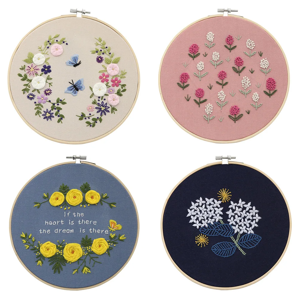 Flower Pattern Embroidery Set Needlework Tools Printed For Beginner DIY Embroidery Round Cross Stitch Kit Sewing Craft Kit
Flower Pattern Embroidery Set Needlework Tools Printed For Beginner DIY Embroidery Round Cross Stitch Kit Sewing Craft Kit