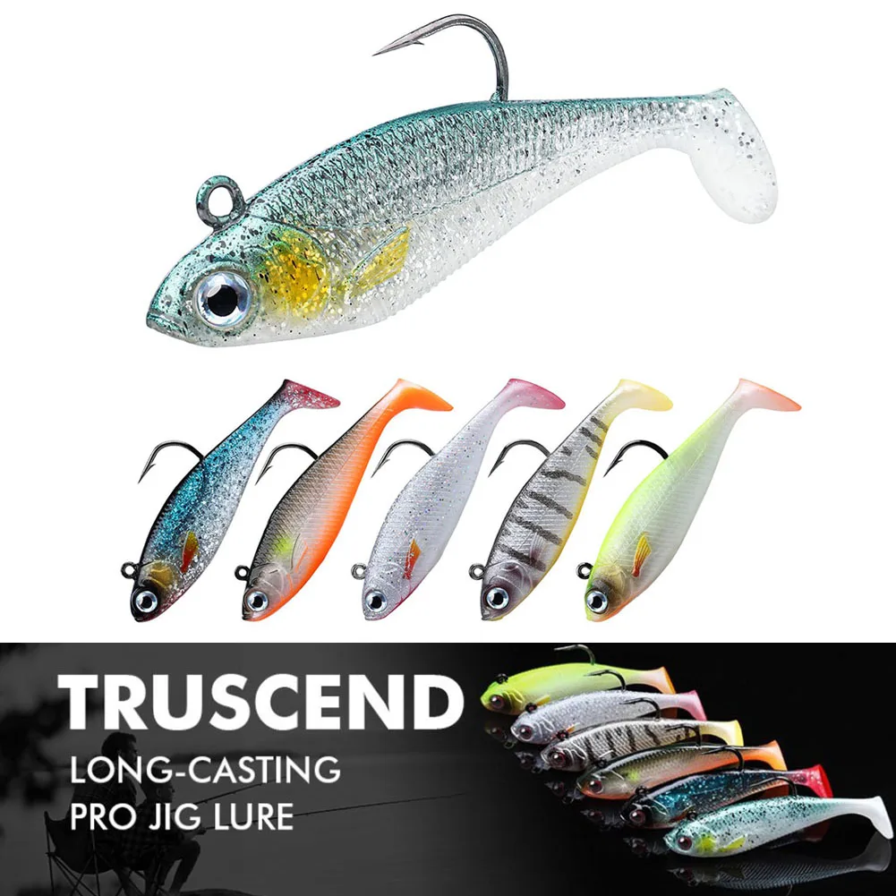 Outdoor Sports Lures Soft Plastics TRUSCEND Lures 15.5*14*1cm 6pcs/set 85g BKK Hook Soft Baits Crossbill Baits
Outdoor Sports Lures Soft Plastics TRUSCEND Lures 15.5*14*1cm 6pcs/set 85g BKK Hook Soft Baits Crossbill Baits