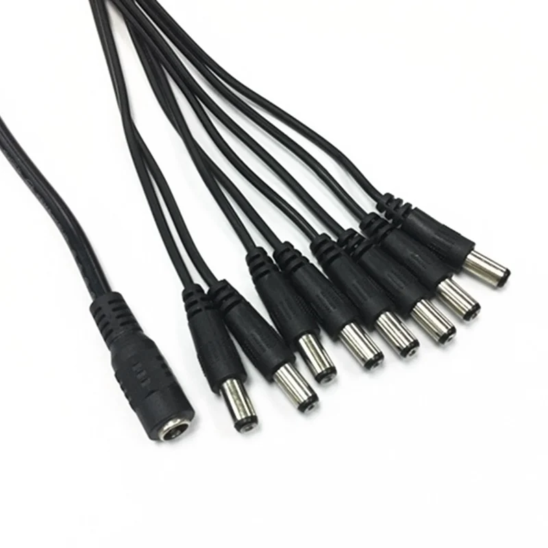 DC 2.1 1 to 8 Splitter Adapter Cable Power Pigtail 1 Female to 8 Male DC Plug for CCTV Security Camera
DC 2.1 1 to 8 Splitter Adapter Cable Power Pigtail 1 Female to 8 Male DC Plug for CCTV Security Camera