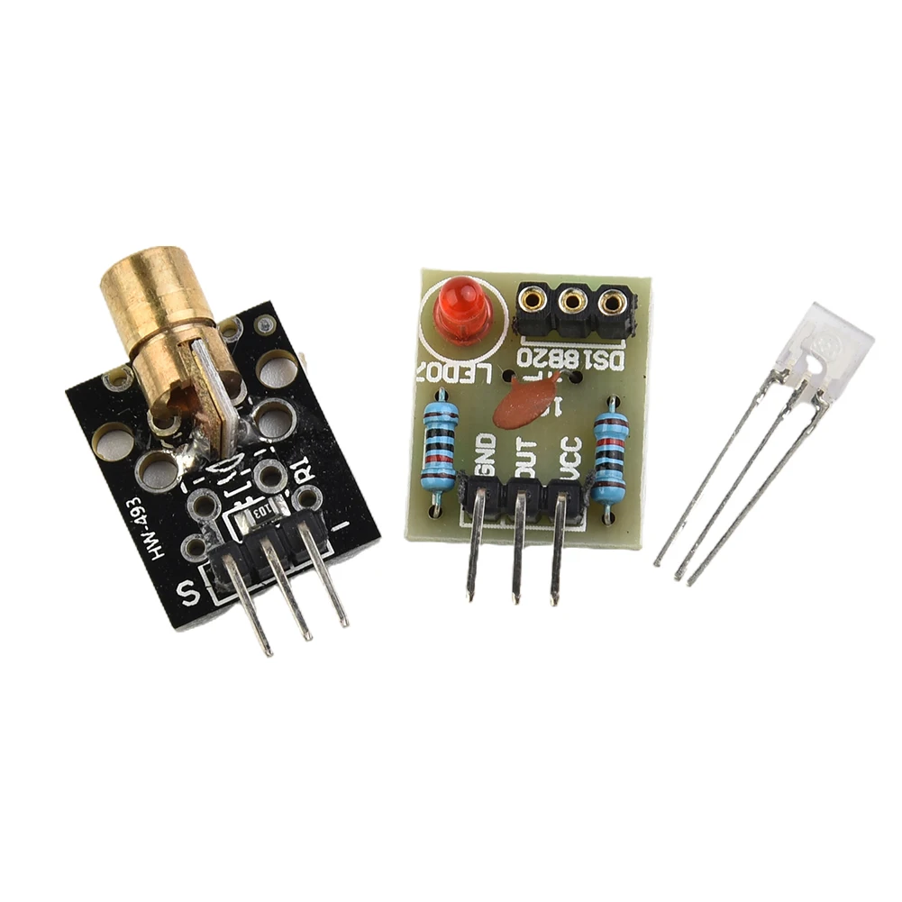 10 Pcs Laser Receiver Sensor Module+KY-008 5V Red Laser Sensor Transmitter Module Dot Diode For Arduino AVR Tool Accessories
10 Pcs Laser Receiver Sensor Module+KY-008 5V Red Laser Sensor Transmitter Module Dot Diode For Arduino AVR Tool Accessories