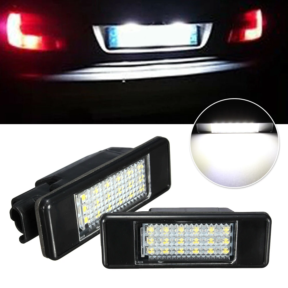 2Pcs 18 LEDs License Plate Light Light ABS Plastic 78x21mm For P-Eugeot 1007 207 307 308 3008 406 407 508 607 License
2Pcs 18 LEDs License Plate Light Light ABS Plastic 78x21mm For P-Eugeot 1007 207 307 308 3008 406 407 508 607 License