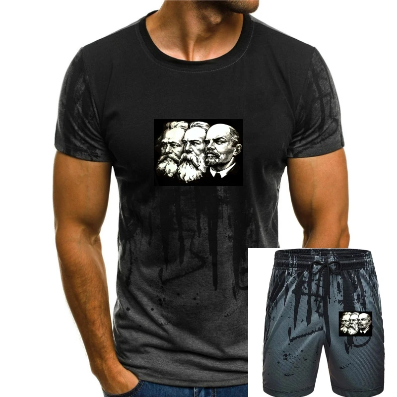 The Soviet union The great communist Lenin ,Marx ,Engels DIY Men's short sleeve T-shirt cccp
The Soviet union The great communist Lenin ,Marx ,Engels DIY Men's short sleeve T-shirt cccp