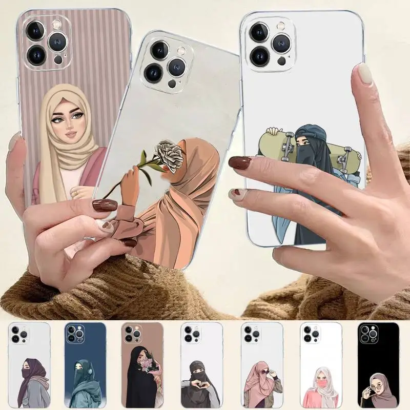 Muslim Arabic Hijab Girl Phone Case For iPhone 8 7 6 6S Plus X SE 2020 XR XS 14 11 12 13 Mini Pro Max Mobile Case
Muslim Arabic Hijab Girl Phone Case For iPhone 8 7 6 6S Plus X SE 2020 XR XS 14 11 12 13 Mini Pro Max Mobile Case
