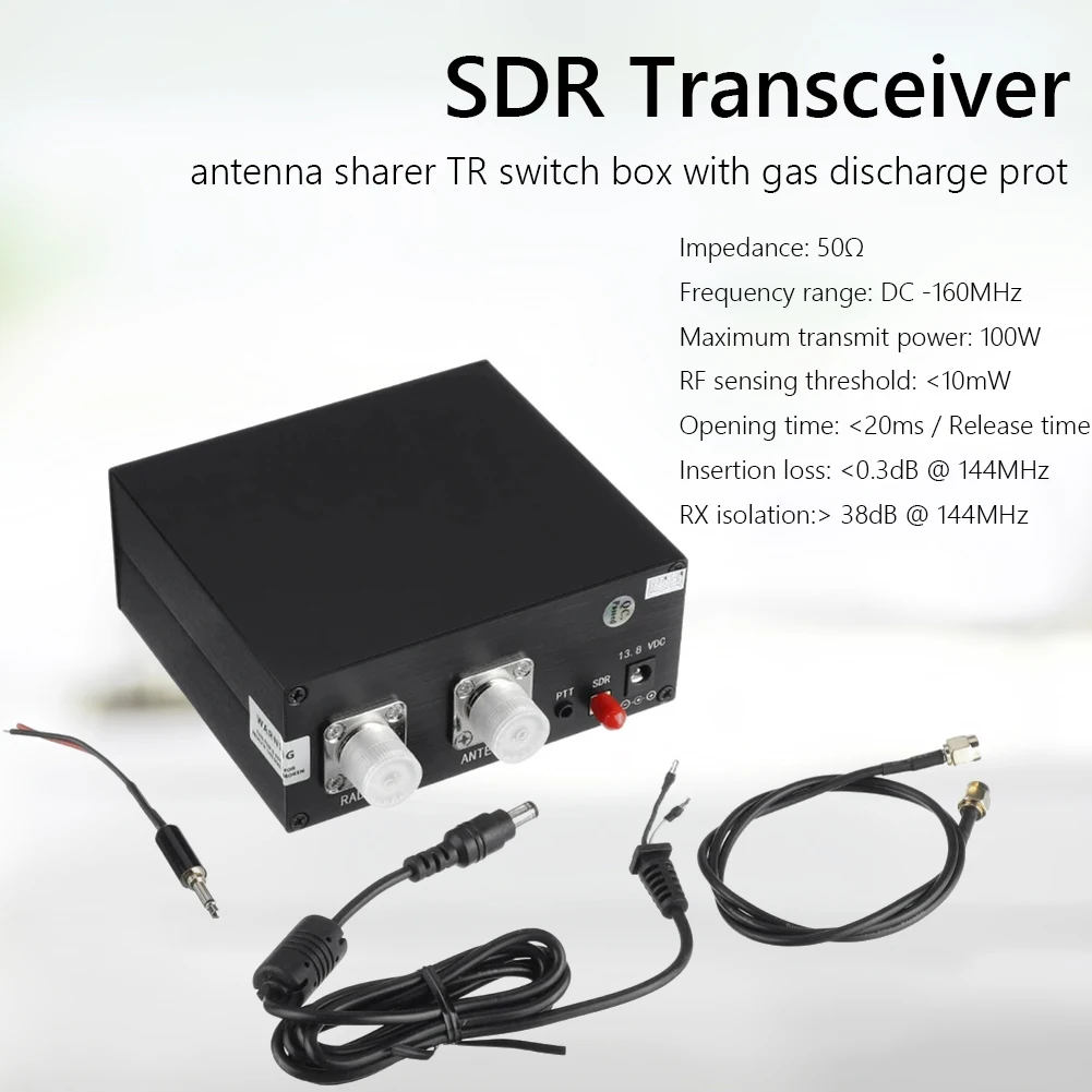 Оригинальный 160 МГц 100 Вт SDR трансивер радиопереключатель антенна Sharer TR переключатель комплект с кабелем сигнальное устройство комплект акс...
Оригинальный 160 МГц 100 Вт SDR трансивер радиопереключатель антенна Sharer TR переключатель комплект с кабелем сигнальное устройство комплект акс...