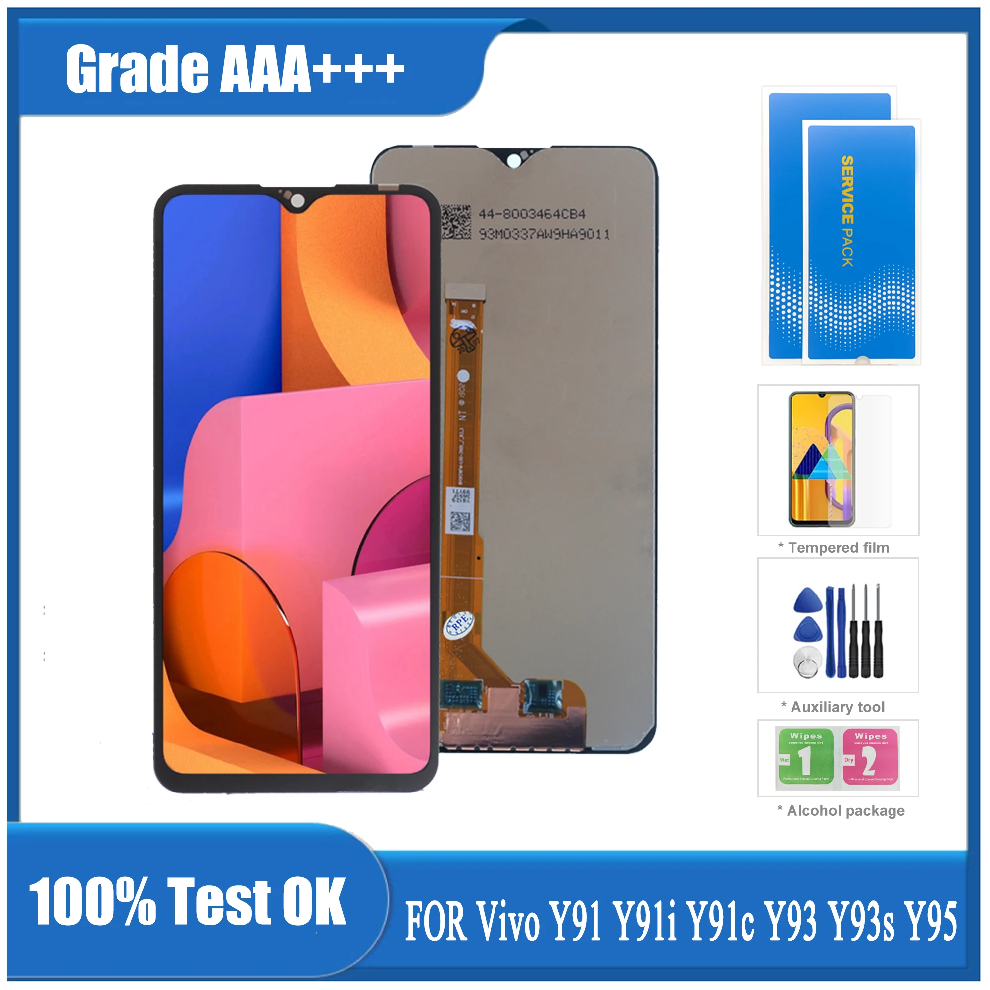 Оригинальный ЖК-дисплей для VIVO Y91C / Y93/Y95, сенсорный дигитайзер в сборе для 6,2 VIVO U1 / Y91i / Y93st / Y91 с рамкой
Оригинальный ЖК-дисплей для VIVO Y91C / Y93/Y95, сенсорный дигитайзер в сборе для 6,2 VIVO U1 / Y91i / Y93st / Y91 с рамкой