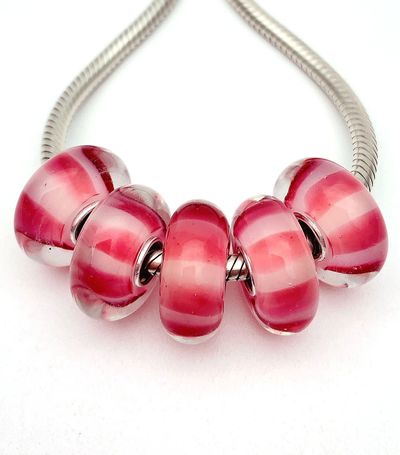 YG382 5X 100% Authenticity S925 Sterling Silver Beads Murano Glassbeads NEW Fit European Charms Bracelet Diy Jewelry Lampwork
YG382 5X 100% Authenticity S925 Sterling Silver Beads Murano Glassbeads NEW Fit European Charms Bracelet Diy Jewelry Lampwork
