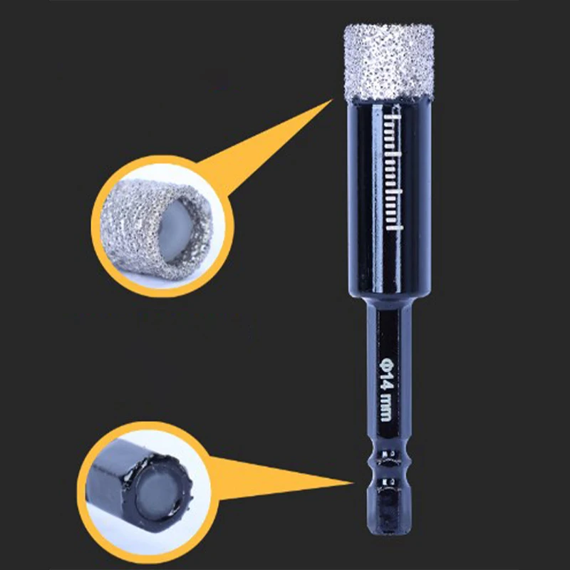 Hexagonal Handle Brazing Diamond Sand Hole Opener Circular Ceramic Tile All Ceramic Dry Drilling Drill Bit
Hexagonal Handle Brazing Diamond Sand Hole Opener Circular Ceramic Tile All Ceramic Dry Drilling Drill Bit