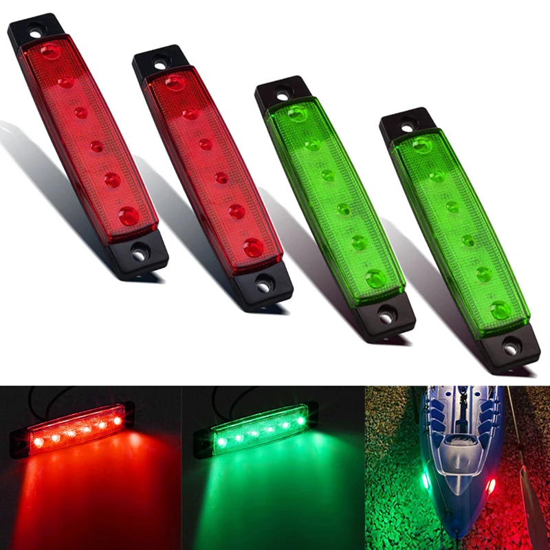 Red Green LED Bow Navigation Lights Marine Boat 12V Waterproof Deck Courtesy Lamp Boat Transom Stern Light
Red Green LED Bow Navigation Lights Marine Boat 12V Waterproof Deck Courtesy Lamp Boat Transom Stern Light