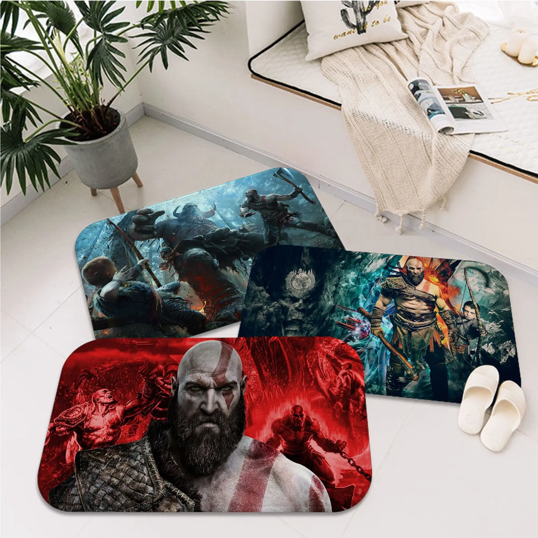 God Of War Entrance Door Mat Non-Slip Laundry Room Mat Laundry Decor Balcony Child Living Room Toilet Rug
God Of War Entrance Door Mat Non-Slip Laundry Room Mat Laundry Decor Balcony Child Living Room Toilet Rug