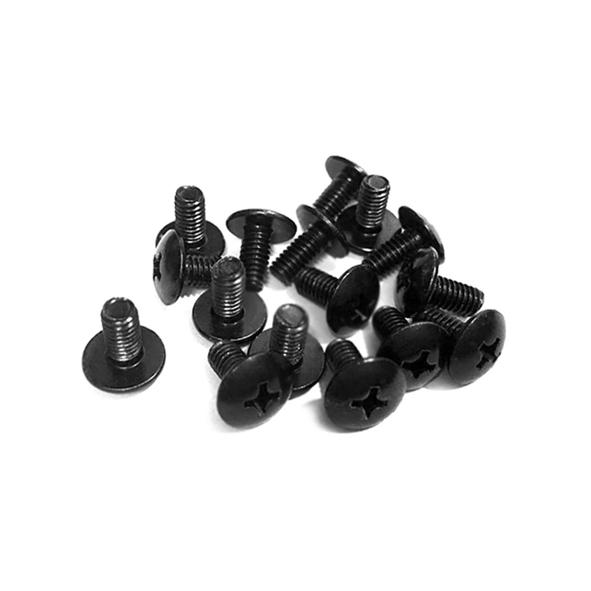 1000 шт. ТМ черная плоская головка из углеродистой стали, винт с грибовидной головкой, нержавеющая сталь, рама, винт, головка зонта