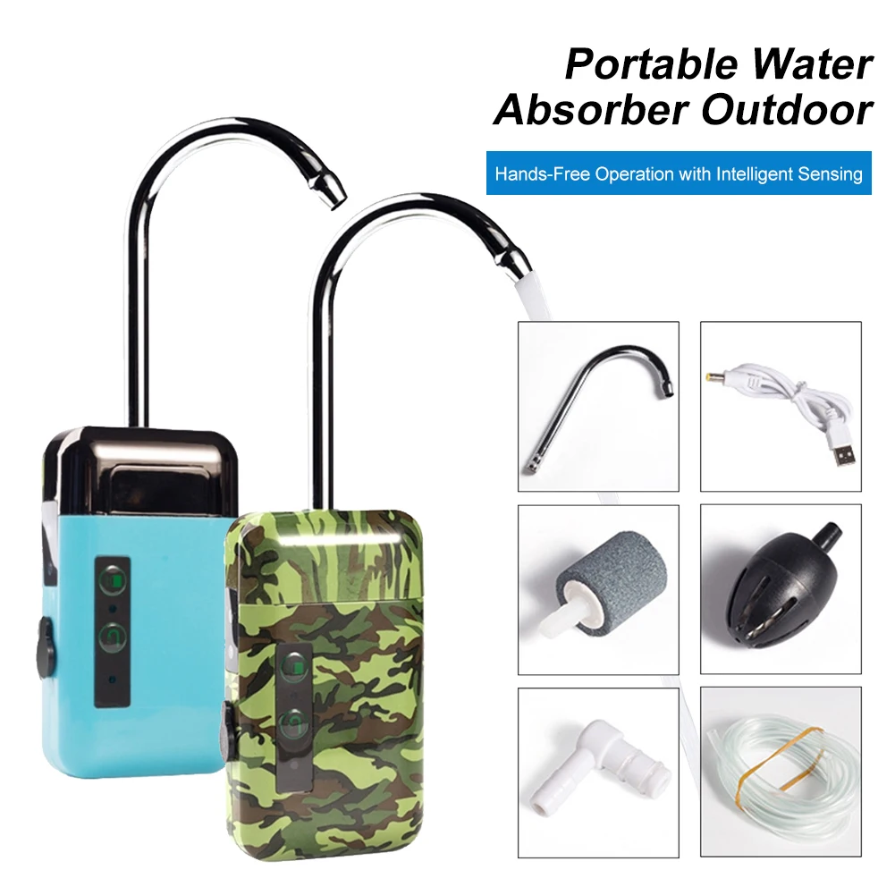Portable Water Absorber Outdoor Induction Fishing Water Dispenser Aeration Pump Automatic Bubbles Pumping Water Oxygen Pump
Portable Water Absorber Outdoor Induction Fishing Water Dispenser Aeration Pump Automatic Bubbles Pumping Water Oxygen Pump
