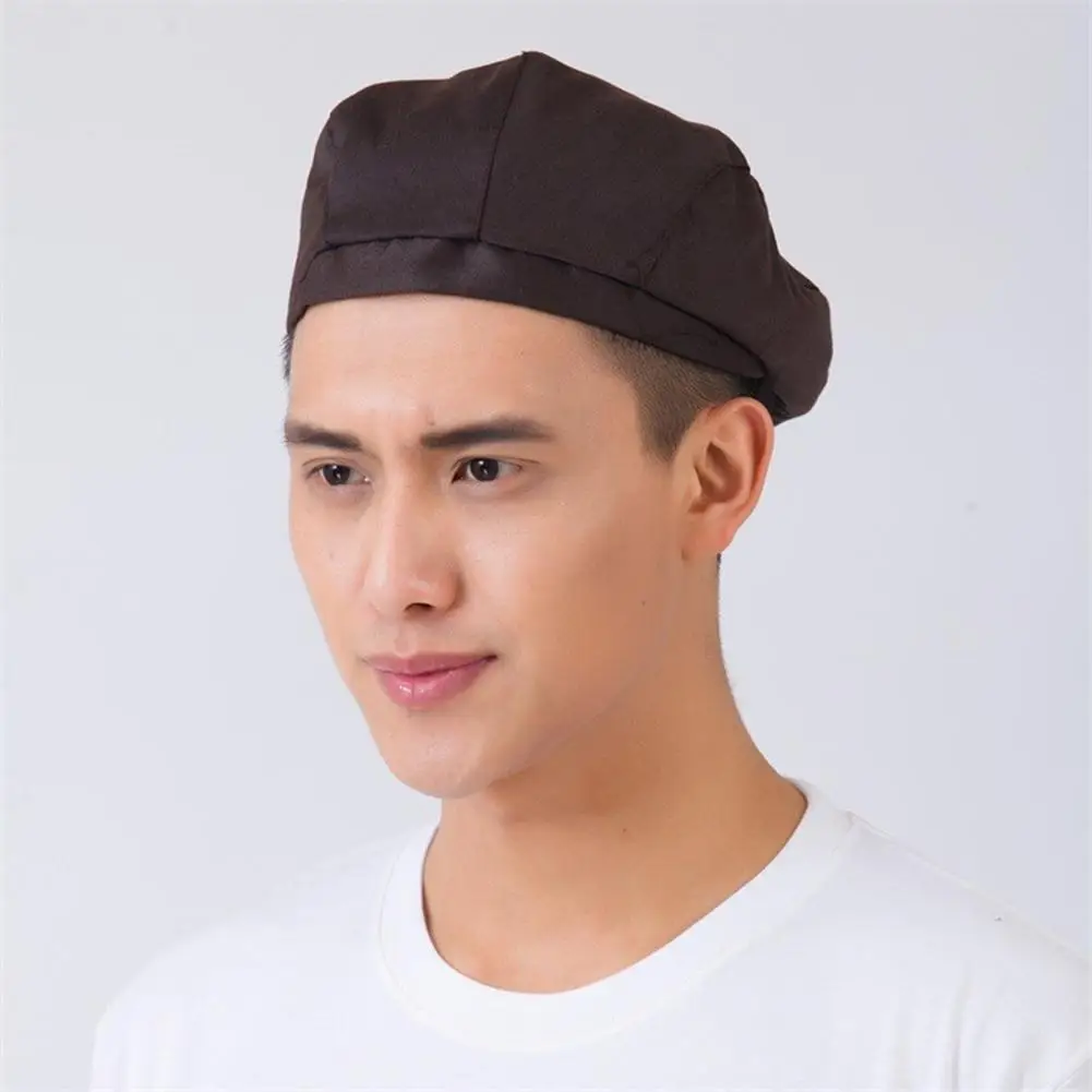 Simple Waiter Cap Solid Color Rustproof Men Women Flat Top Short Brim Chef Hat
Simple Waiter Cap Solid Color Rustproof Men Women Flat Top Short Brim Chef Hat