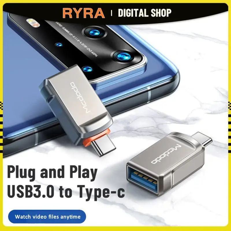 

RYRA USB 3.0 To Type C OTG Adapters USB C Male To USBA Female OTG Converter Connector For Samsung Xiaomi Huawei IPhone Macbook