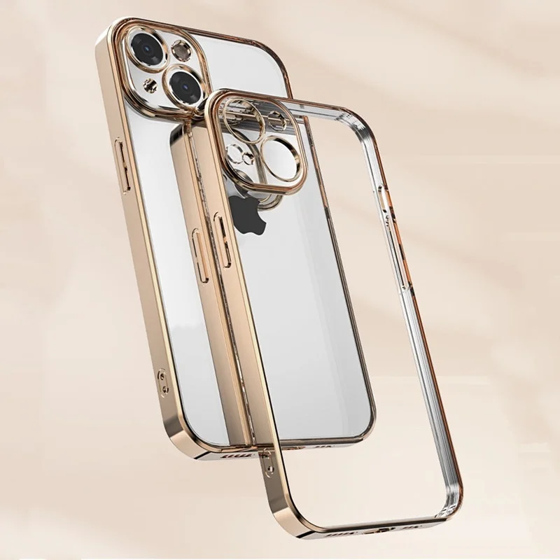 Luxury Clear Plating Square Phone Case For iPhone 13 12 11 Pro Max Mini XR X Xs 7 8 Plus SE2 2020 Soft Silicone Shockproof Cover
Luxury Clear Plating Square Phone Case For iPhone 13 12 11 Pro Max Mini XR X Xs 7 8 Plus SE2 2020 Soft Silicone Shockproof Cover