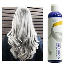 275ml Purple Shampoo For Blonde Hair Bleaching Yellow Removing Linen Gray Silver Color Lock Lasting Hair Dye Salon Shampoos