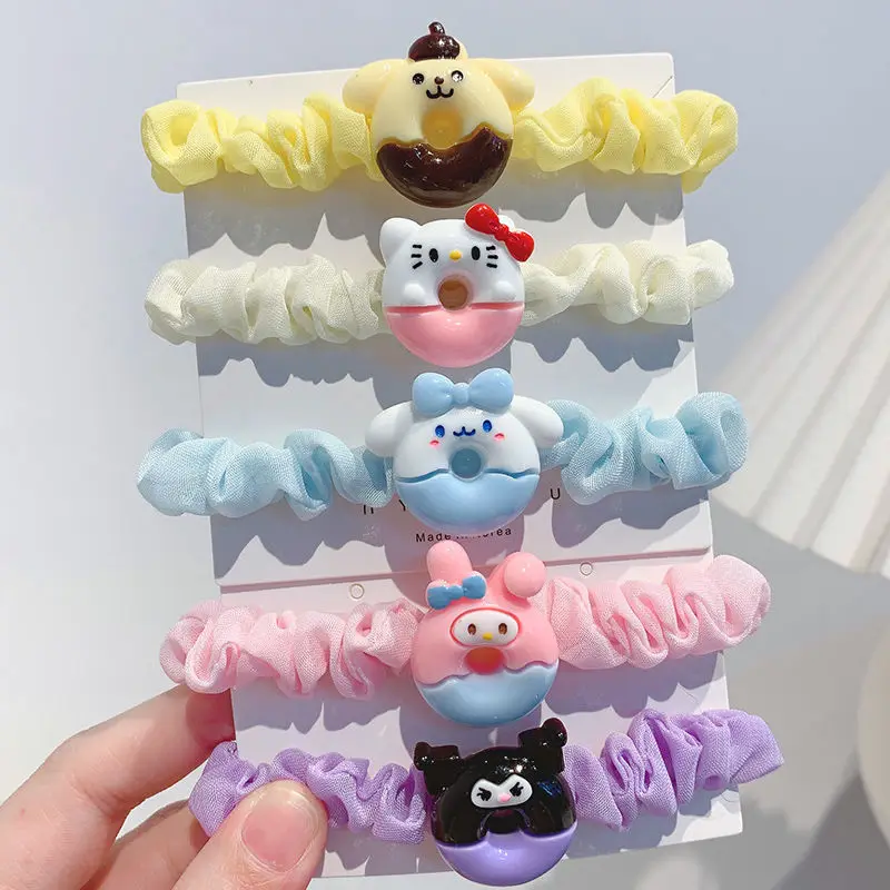 Sanrioed Melody Hairring Fashion Ponytail Holder Headband Rubber Band Kuromi Cinnamorol Onpompurin Hair Accessories Women Girls
Sanrioed Melody Hairring Fashion Ponytail Holder Headband Rubber Band Kuromi Cinnamorol Onpompurin Hair Accessories Women Girls