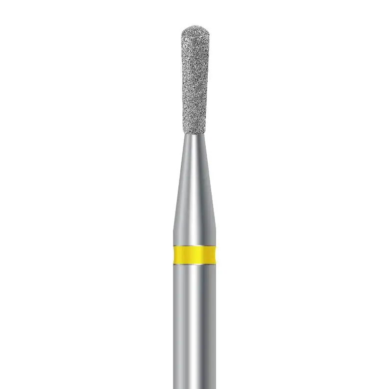 

Frank Dental - Diamond Dental Burs - 830L Yellow Belt Diamond Burs - For Tubine - 5 pcs - Made in Germany