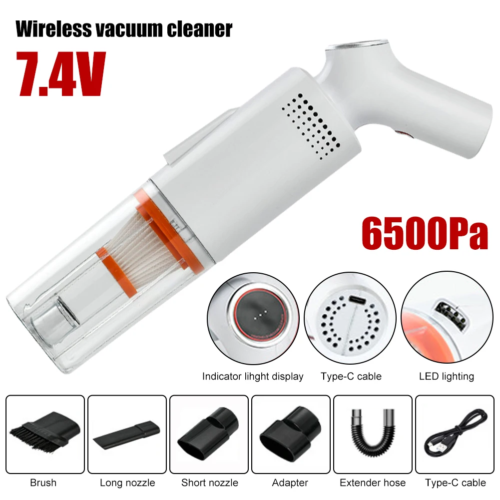 9000Pa Wireless vacuum cleaner for car Cordless Handheld Auto vacuum cleaner Dual Use Mini Vacuum Cleaner with LED Light
9000Pa Wireless vacuum cleaner for car Cordless Handheld Auto vacuum cleaner Dual Use Mini Vacuum Cleaner with LED Light