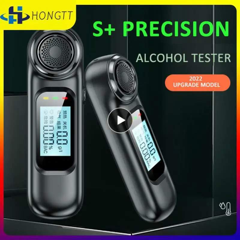 

Portable Alcohol Concentration Detector 5v Breath Alcohol Tester Led Large Screen Display High Precision Alcohol Tester