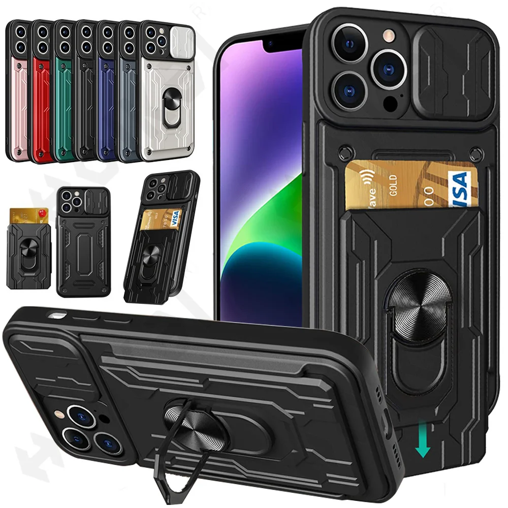 Case For iPhone 14 13 12 11 Pro Max SE 2022 8 7 Plus Camera & 360° Kickstand Ring Magnet Slide Lens Protection Protective Cover
Case For iPhone 14 13 12 11 Pro Max SE 2022 8 7 Plus Camera & 360° Kickstand Ring Magnet Slide Lens Protection Protective Cover