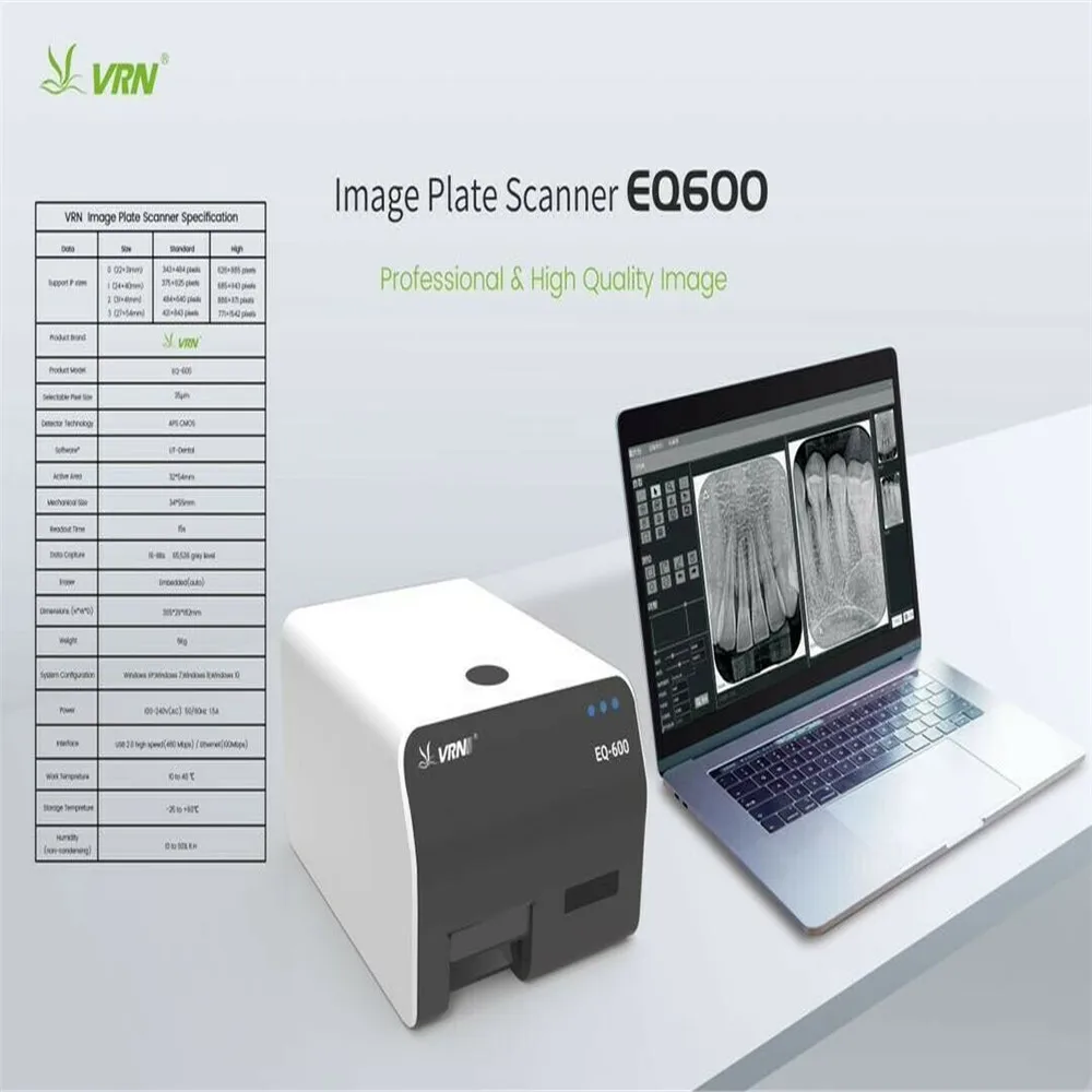 

HD Fast Imaging Wireless Digital Shooting Image Plate Scanner Eq600vrn Imaging Plate PSP Scanner Dental Scanner